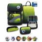 Preview: Ranzen Set 5tlg Black Green Compact Premium Belmil