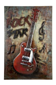 GILDE Metallbild Rockstar 50x75x4
