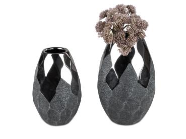 Formano Geschenke Serie Keramik Anthrazit-Silber