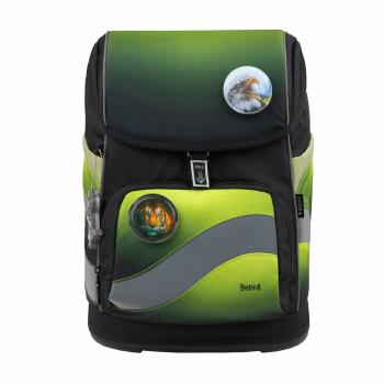 Ranzen Set 5tlg Black Green Compact Premium Belmil