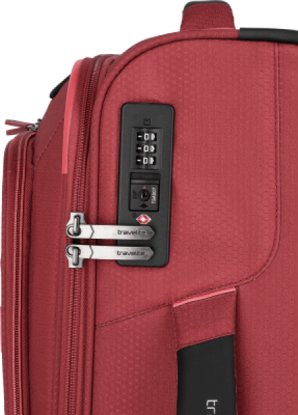 Koffer Skaii Trolley L rot