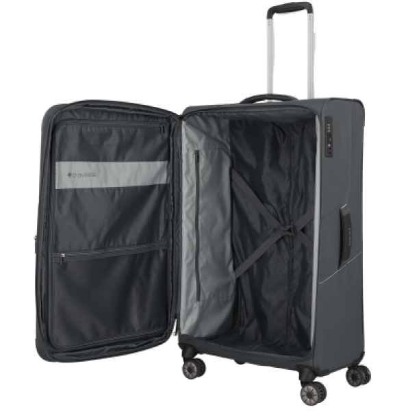 Koffer Skaii Trolley L grau