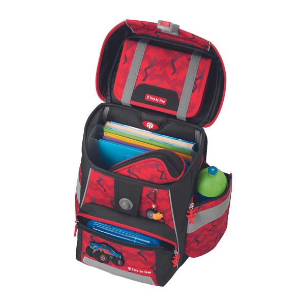 Step by Step SPACE Schulranzen-Set "Monster Truck Rocky", 5-teilig