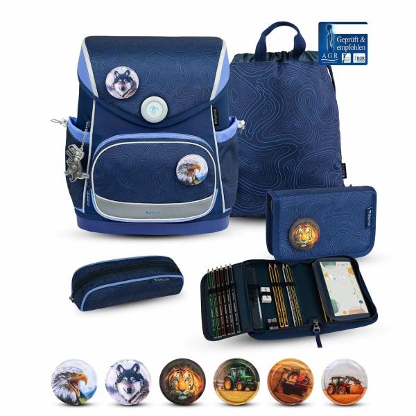 Ranzen Set 5tlg Topographic Compact Premium Belmil